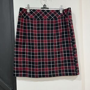New York Clothing Co Plaid Skirt Size 8 Academia Preppy